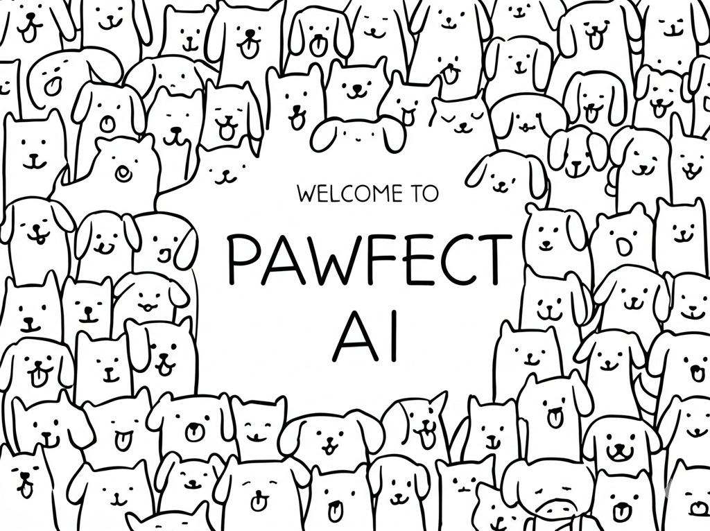 Pawfect AI example showing dogs explaining a concept